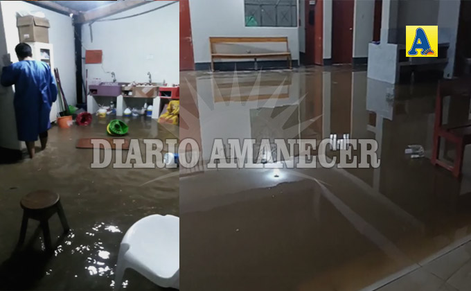 Centro de Salud de contingencia de Lluyllucucha terminó inundado
