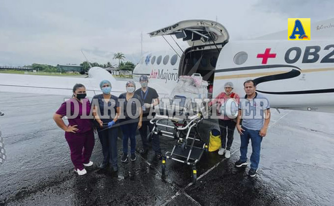 Neonato es evacuado de emergencia a Lima